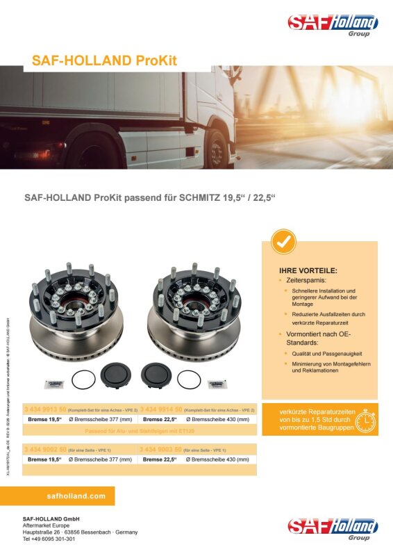 SAF-HOLLAND ProKit - Schmitz
