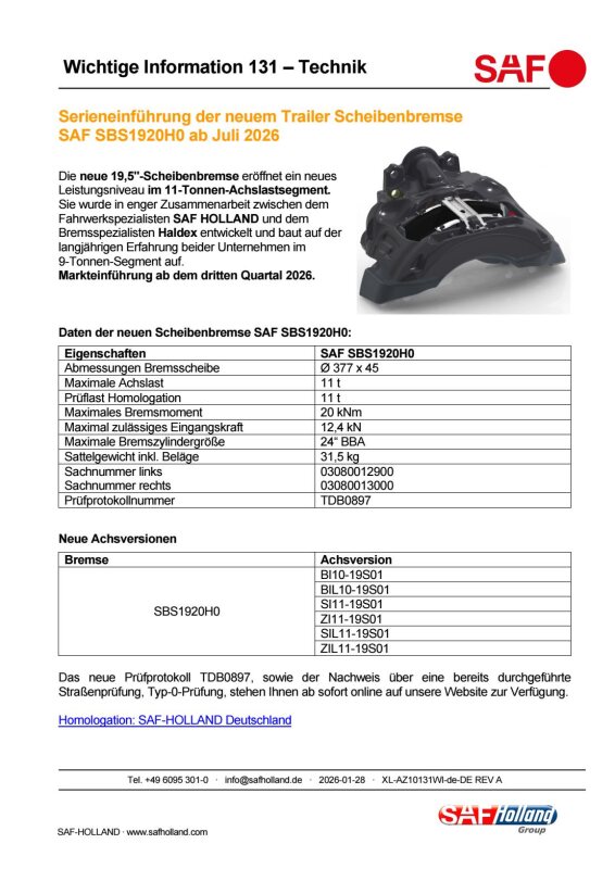 Wichtige Information 131