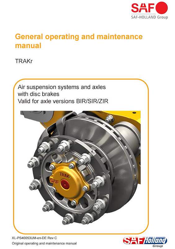 General operating and maintenance manual TRAKr
