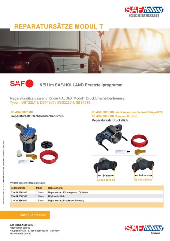 REPARATURSÄTZE MODUL T