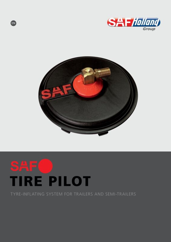 SAF TIRE PILOT - TYRE-INFLATING SYSTEM FOR TRAILERS AND SEMI-TRAILERS