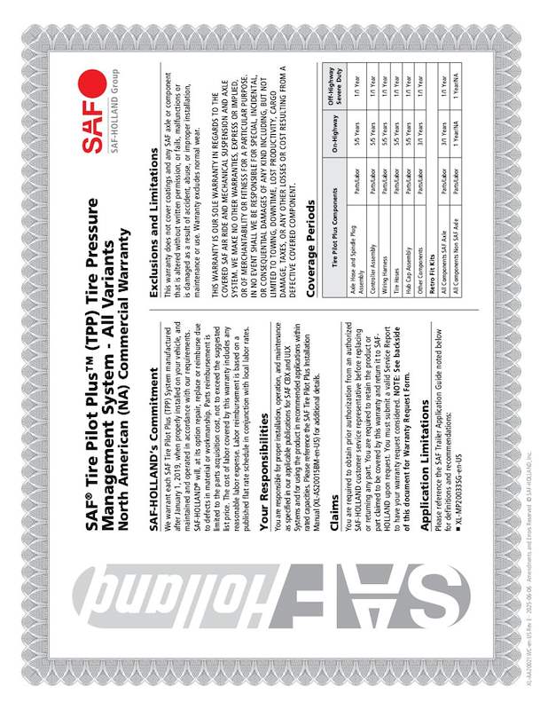 anagement System - All Variants North American (NA) Commercial Warranty