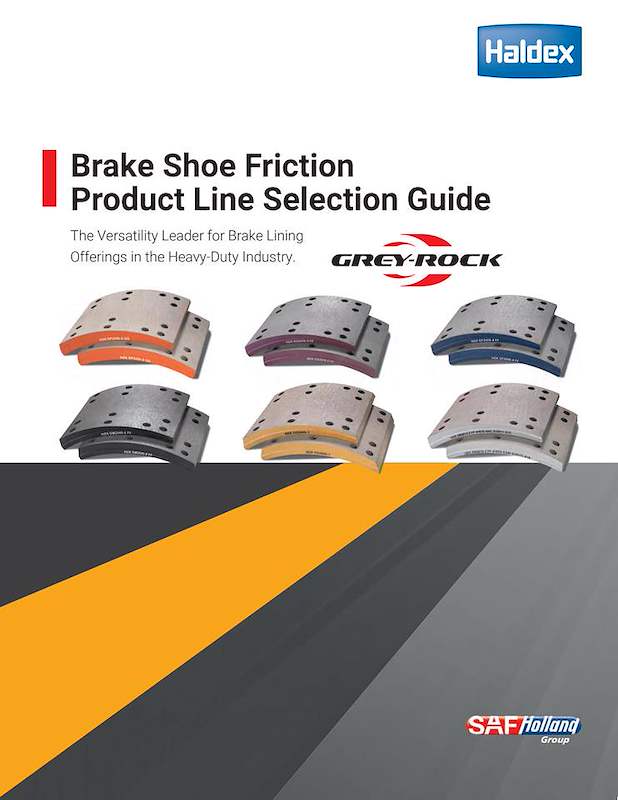 Brake Shoe Friction Product Line Selection Guide