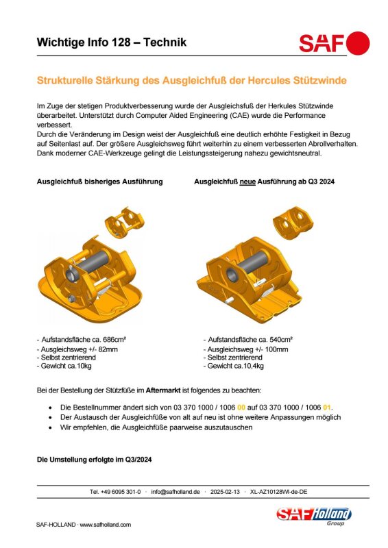 Wichtige Information 128
